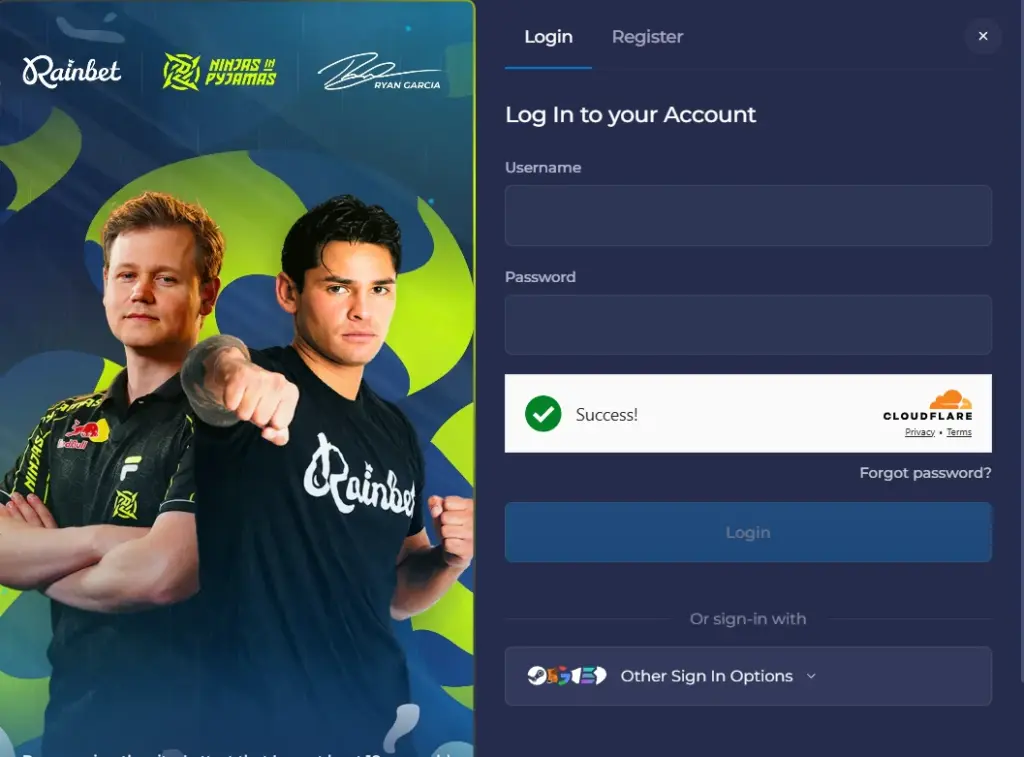 Rainbet Login